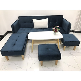 Mua Cả bộ sofa bed L sofa giường tay vin phòng khách salon sivali03 sopha