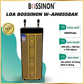 Loa 4T đôi đứng Bossinon W-AM8558AK- hàng chính hãng