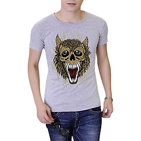 Áo Thun Nam Cổ Trần Tay Ngắn Wolf