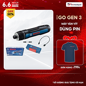 Máy vặn vít dùng pin Bosch Go Gen 3 MỚI ( SOLO )