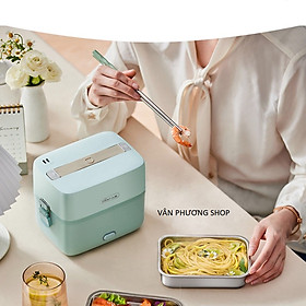 Mua Hộp Cơm Cắm Điện Bear 2 tầng Bear DFH-B12E1 Nấu Chín  Hâm Nóng Thức Ăn Tiện Mang Đi Làm  Đi Học  Đi Chơi -Chính Hãng