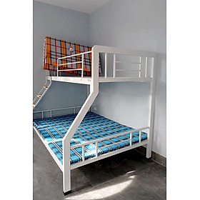 Mua Giường sắt Tầng Trên 1m2 Dưới 1m4 Dài 2m Màu Gỗ