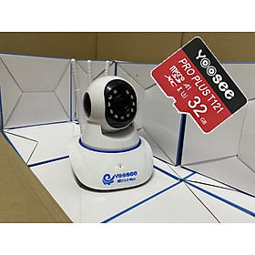 Mua Camera Giám Sát Yoosee 3 Râu Full HD 1080P + Thẻ Nhớ 32G - Camera Không Dây Siêu Nét - Hàng nhập khẩu