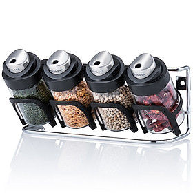 BỘ 4 HŨ GIA VỊ THỦY TINH LOCK&LOCK LLG843