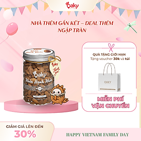 Hạt Hạnh Nhân Oaky 450g (Size Lớn) - Nhập Khẩu Mỹ, Ăn Vặt Healthy, Giàu Dinh Dưỡng Tự Nhiên