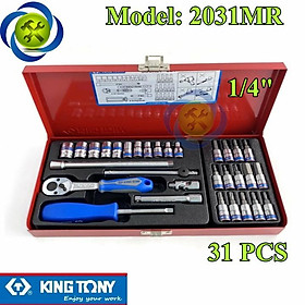 Mua Bộ tuýp 1/4 Kingtony 2031MR 31 chi tiết hệ mét