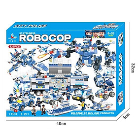 Lắp Ráp, Ghép Hình Siêu Robot LX. A320 825 Chi Tiết, 3 Tạo Hình Lớn Và 24 Tạo Hình Nhỏ