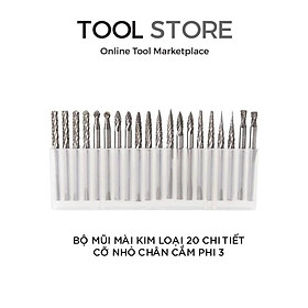 Mua MŨI MÀI KIM LOẠI 20 CHI TIẾT CỠ NHỎ CHÂN CẮM PHI 3