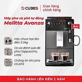 Máy pha cà phê tự động Melitta Avanza Titan- Hàng nhập khẩu chính hãng 100% từ thương hiệu Melitta, Đức