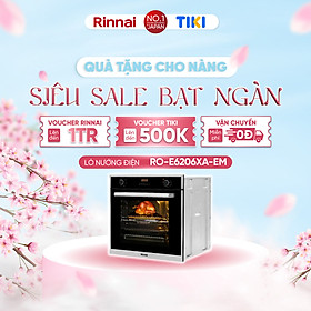 Mua Lò nướng điện âm tủ Rinnai RO-E6206XA-EM dung tích 70L 2875W - Hàng chính hãng.