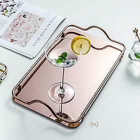 Mua SET BÌNH CỐC THỦY TINH KÈM KHAY DECOR | BỘ BÌNH CỐC THỦY TINH KÈM KHAY SANG CHẢNH DECOR PHONG CÁCH SCANDINAVIA NÚM GỖ