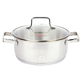 Nồi Inox 3 Đáy Nắp Kiếng Happy Cook Milan 16cm N16-MLG