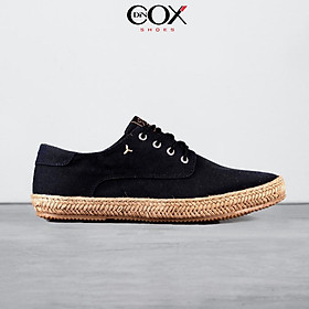 Giày Sneaker Vải Canvas Nam DINCOX E11 Black Sang Trọng Lịch Thiệp