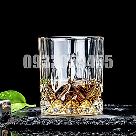 Ly rock thủy tinh pha lê uống whisky ruou mạnh wine glass