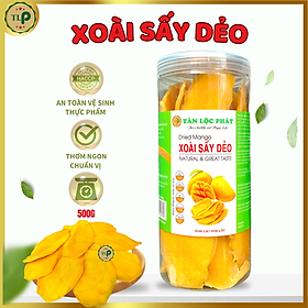 500G XOÀI SẤY DẺO HƯƠNG VỊ TỰ NHIÊN TỐT CHO SỨC KHỎE HIỆU TÂN LỘC PHÁT