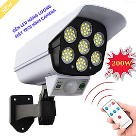 Mua Camera Mô Hình Chống Trộm Sạc Pin Năng Lượng Mặt Trời Chống Nước Có Remote 3 Chế Độ Sáng