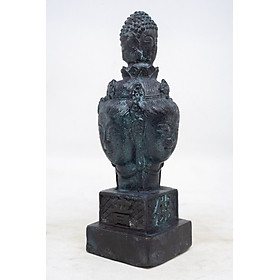 Tượng Đầu 4 Mặt Phật trang trí bằng đồng