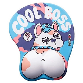 Mua Lót chuột đệm tay silicon mềm in hình 3D dùng cho văn phòng  trường học  chơi game - HN ( Hàng chính hãng