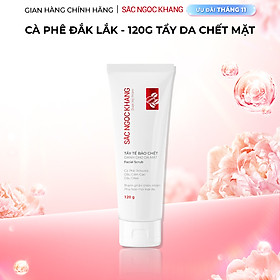 Tẩy tế bào chết cà phê cho da mặt Sắc Ngọc Khang 120g hỗ trợ da mềm mịn và rạng rỡ