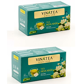 Trà Vinatea Hoa Nhài Túi Lọc 50g combo 2 hộp