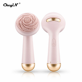 CkeyiN Máy rửa mặt Silicone hàng chính hãng chống nước IPX6, máy massage trẻ hóa da mặt làm sạch nhẹ nhàng không gây rát da, sạc pin nhanh, cầm tay dễ sử dụng
