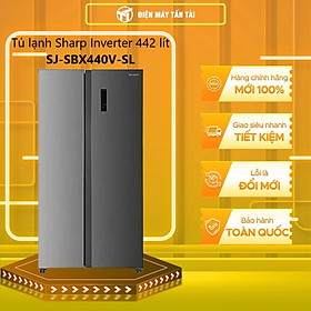 Mua Tủ Lạnh Sharp 442 Lít SJ-SBX440V-SL Inverter - Hàng Chính Hãng (Chỉ Giao HCM)