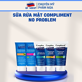 Gel sữa rửa mặt Compliment No Problem giảm mụn