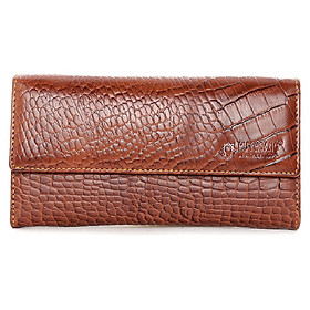  Ví nữ da bò màu nâu HJ93129-43-50-54