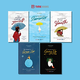 Combo 5 sách song ngữ Việt - Anh: Youth + Summer + A Hug + Grow Up + Being Yourself