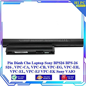 Pin dành cho laptop sony bps26 bps-26 s26 vpc-ca vpc-cb vpc-eg vpc-eh vpc-el vpc-ej vpc-ek sony vaio pcg-71913l - hàng nhập khẩu