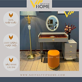 Mua Bàn trang điểm  bàn phấn kèm gương tích hợp đèn LED kèm nút cảm ứng thông minh và ngăn kéo để đồ tện lợi BTD-00018