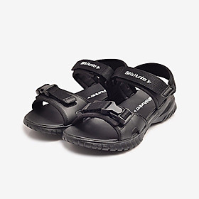 Sandal đế bằng nữ DEWH00900 - màu đen