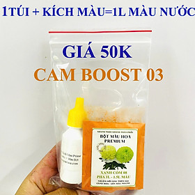 Túi Bột Nhuộm Màu Hoa Tươi Nhập Khẩu Công nghệ Israel (1 túi pha 1L nước màu hoa) Premium Color nhuộm được trên 200 cành hoa tươi