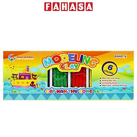 Đồ Chơi Đất Nặn Thủ Công 6 Màu 90g Modeling Clay - Ánh Dương ĐNAD-6