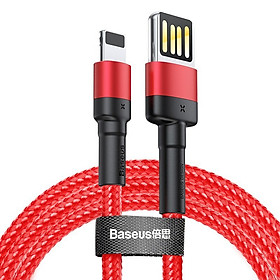 Cáp sạc iPhone 5/6/7/8/X/XS/XS Max Baseus Cafule dài 1m - Hàng chính hãng
