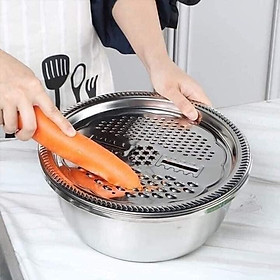 Mua COMBO THAU - RỔ - BÀN NẠO TRÊN CÙNG MỘT SẢN PHẨM - SẢN PHẨM TIỆN LỢI CHO NHỮNG NGƯỜI NỘI TRỢ
