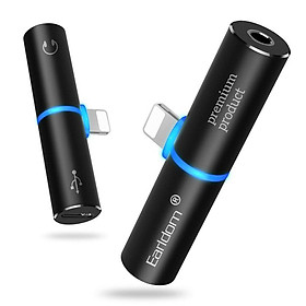 Mua Bộ chuyển đổi cổng Lightning sang jack Audio 3.5 + 1 Cổng Lightning Earldom ET-OT34 dành cho iphone 7/7Plus/8/8Plus/X/XR/XS Max - Hàng Nhập Khẩu
