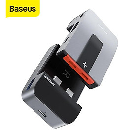 Mua Giá đỡ kiêm hub chuyển đổi 9 trong 1 Thunder Bolt 3 cho Macbook Pro Baseus Baseus Armor Age Type-C- Hàng chính hãng.