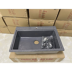 Mua Chậu rửa chén đá nhân tạo màu xám 1 hộc KT 71*47*20