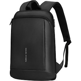 Ba Lô Chống Trộm Chống Nước MARK RYDEN Slim Laptop Backpack Men Thin Back Pack 15.6 inch Work Man Backpack Business Bag Unisex Black Ultralight