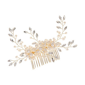 Handmade Bridal Hair Comb Clip for Wedding Hair Accessories for Brides,Wedding Hair Pieces for Brides Women