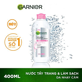 Nước Tẩy Trang Garnier Dành Cho Da Nhạy Cảm Micellar Cleansing Water For Sensitive Skin 400ml