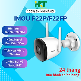 Camera Wifi Ngoài Trời IMOU F22P, F22FP 2MP Chông Nươc, Có Mic Thu Âm - Hàng chính hãng - F22P Cơ bản - kèm thẻ 128gb