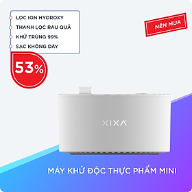 Mua Máy Rửa Rau Củ Quả Khử Độc Thực Phẩm Mini XIXA XP60-W  Máy Khử Độc Hoa Quả Thực Phẩm XIXA  Máy Rửa Rau Củ Quả Sóng Âm  Máy Khử Khuẩn Rau Củ Quả Có Đế Sạc