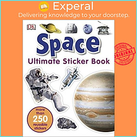 Sách - Space Ultimate Sticker Book by DK (UK edition, paperback)