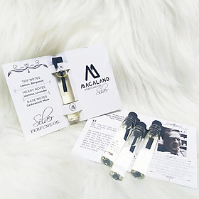 Nước hoa đậm quánh Silver Advanced by MACALAND (sample - khuôn thử)