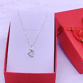 Dây chuyền bạc liền mặt cá heo  YN JEWELRY SL