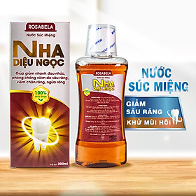 Nước súc miệng giảm nhanh đau nhức răng Nha Diệu Ngọc an toàn từ thảo dươc thiên nhiên