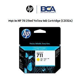 Mua Mực In Phun HP DesignJet 711 Yellow Ink Cartridge (CZ132A) 29ml - Hàng Chính Hãng