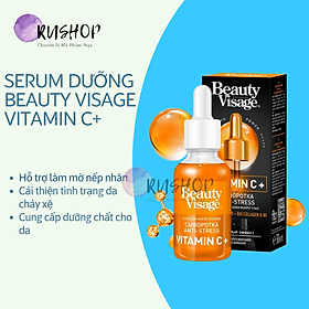 Serum Vitamin C Beauty Visage Trắng da mờ thâm nám tàn nhang, trẻ hóa da mặt & quanh mắt 30ml